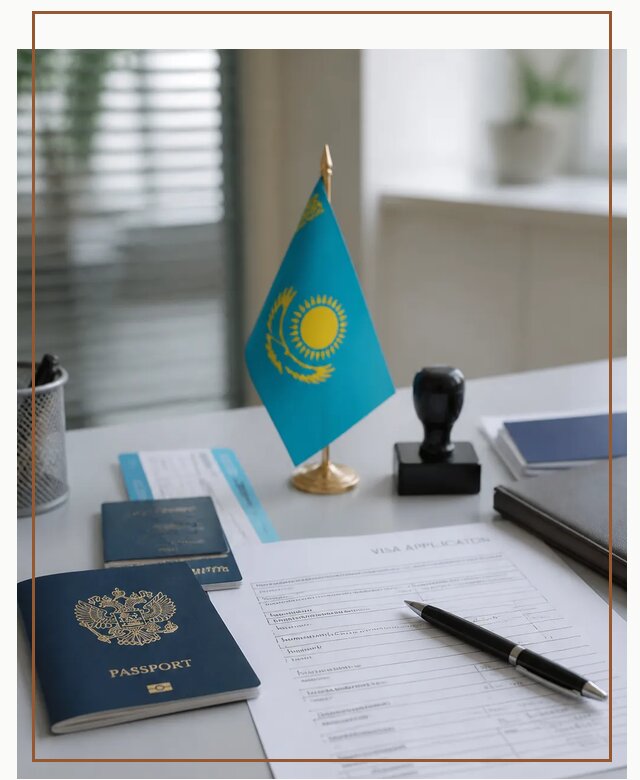Оформление визы в Казахстан для поездки и работы в Азнакаеве